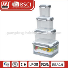 Four sides lock Food Container (4pcs)